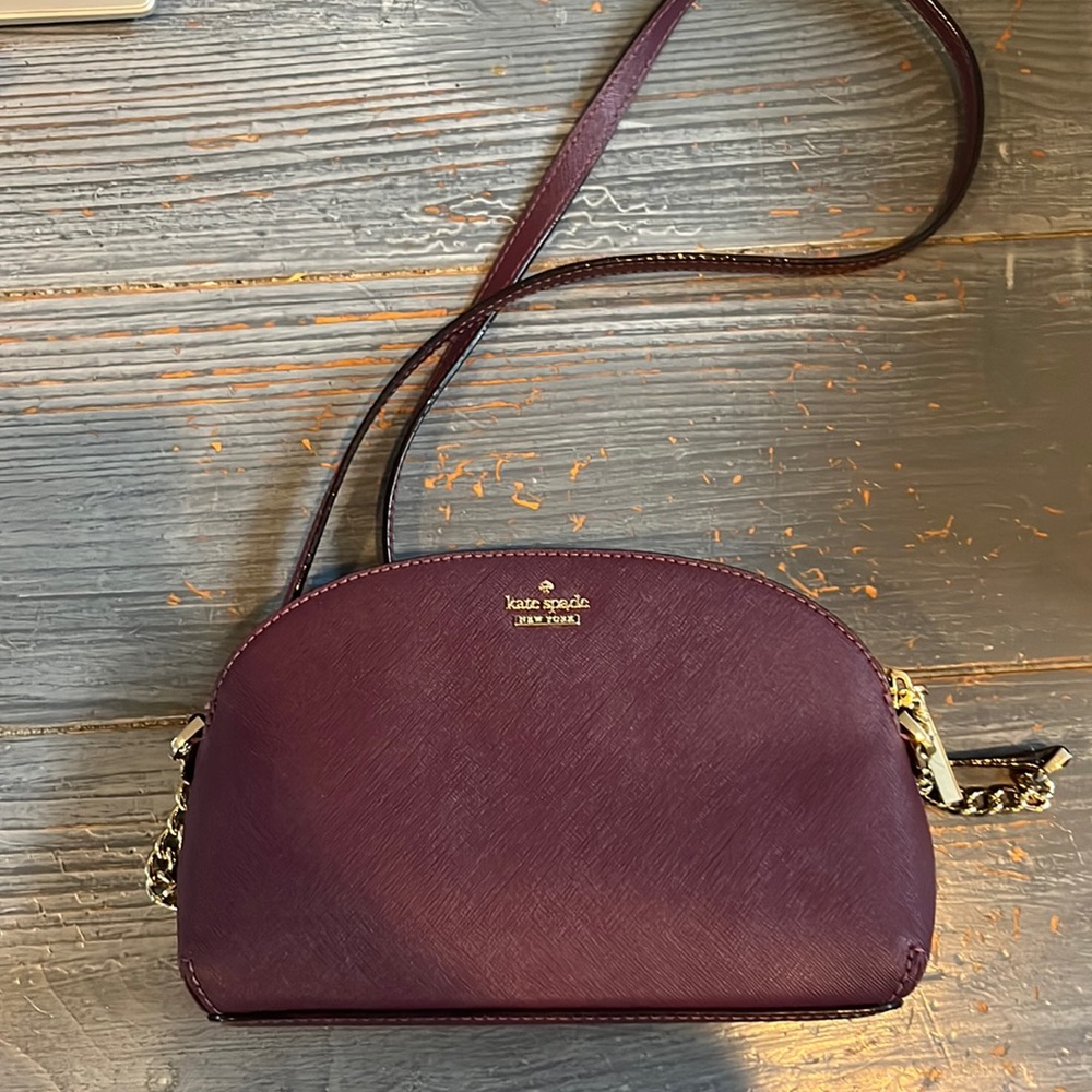Kate spade maroon dome purse